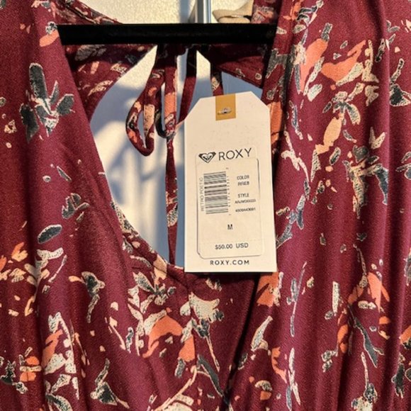 Brand New Roxy Maroon Short Dress - Picture 5 of 5